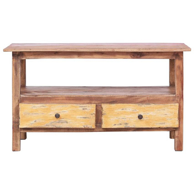 vidaXL Szafka pod TV, 90 x 40 x 50 cm, lite drewno z odzysku