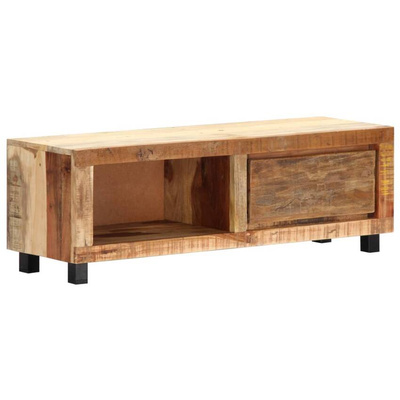 vidaXL Szafka pod TV, 100x30x33 cm, lite drewno odzyskane