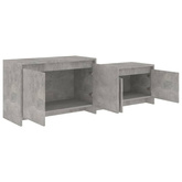 vidaXL Szafka pod TV, szarość betonu, 146,5x35x50 cm