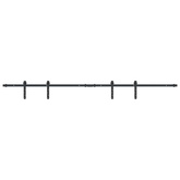 System do drzwi przesuwnych do mebli, 200 cm, stal węglowa model standard