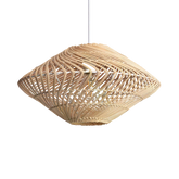 Lampa Wisząca Boho z Rattanu   Abruzzo Giorgia 50cm E27