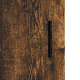 vidaXL Biurko, przydymiony dąb, 140x50x75 cm, materiał drewnopochodny