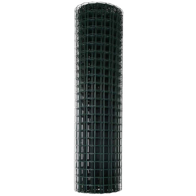 Ogrodzenie Euro 1 x 25 m Żelazo pokryte PVC zielony