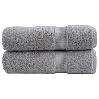Ręczniki premium, SOLUND, 2 szt., szare, 50x100 cm, 600 g/m?