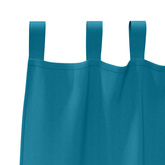 Firany blackout z kółkami 2 pcs Turkusowy 140 x 140 cm