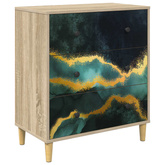 Komoda z szufladami WIJHE 66 x 36,5 x 75 cm Drewno inżynieryjne