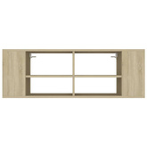 vidaXL Wisząca szafka pod TV, dąb sonoma, 102x35x35 cm