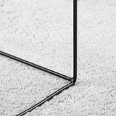 vidaXL Dywan OVIEDO z krótkim włosiem, szary, 240x240 cm