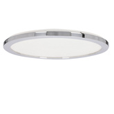 Plafon do łazienki PIXEL minimalistyczny – srebrny chromowany 40 cm - okrągły plafon LED z funkcją ściemniania 3000K 24W IP44