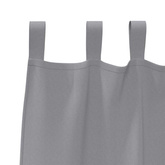 Firany blackout z kółkami 2 pcs Jasnoszary 245 x 140 cm