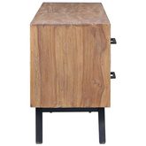 vidaXL Szafka pod TV, 120 x 30 x 45 cm, lite drewno tekowe