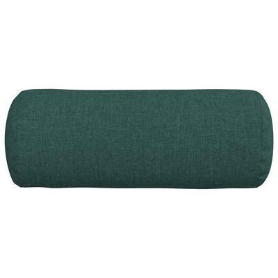 Poduszki Wałkowe 2 pcs Ciemna zieleń ? 15 x 40 cm tkanina