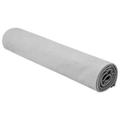 Ręczniki Sportowe 2 pcs Szary 140 x 70 cm Poliester i poliamid