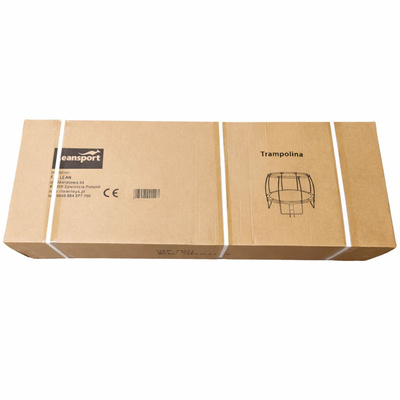 Trampolina Ogrodowa LEAN Z Siatką Wewnętrzną Czarno-Zielona 252CM 8FT