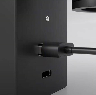 PET MICRO R SWITCH LED 32° KINKIET  CZARNY STRUKTURA