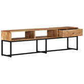 vidaXL Szafka pod TV, 160x30x45 cm, lite drewno akacjowe