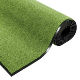 Dywanik wejściowy Zielony i Czarny 120 x 250 cm Poliamid i PVC