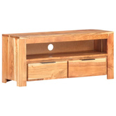 vidaXL Szafka pod TV, 90x30x40 cm, lite drewno akacjowe
