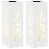 Słoneczna LED lampa na ścieżkę 2 pcs Biały