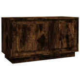 Szafka pod TV, przydymiony dąb, 80x35x45 cm vidaXL