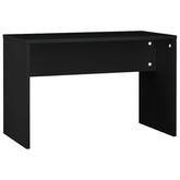 Toaletka z LED, czarna, materiał drewnopochodny