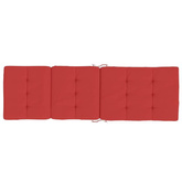 vidaXL Poduszki na leżaki, 2 szt., czerwone, tkanina Oxford