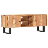 vidaXL Szafka pod TV, 118x30x45 cm, lite drewno akacjowe