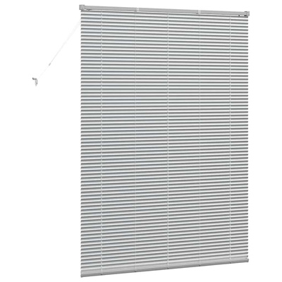 Żaluzje weneckie Srebrny 175 x 130 cm Aluminium