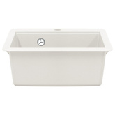 Zlew 80% Kwarc i 20% Żywica 470 x 440 mm Biały