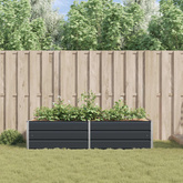 Donica Antracyt 195 x 100 x 45 cm Stal Galwanizowana