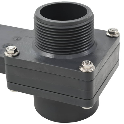 Zasuwowy zawór basenowy, 2 szt., 1,5"