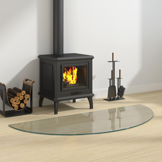 Szklana płyta kominkowa przezroczysty 1200 x 500 mm Szkło