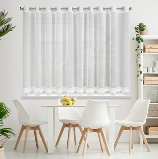 Firana Kiara biała 350x150
