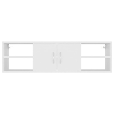 Półka ścienna, biała, 102x30x29 cm, materiał drewnopochodny