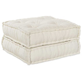 Modularna jednostka sofy 2 pcs kremowy 140 x 70 x 36 cm tkanina