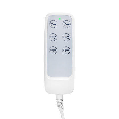 Fotel kosmetyczny elektr. Lux biały 100708