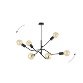 Lampa sufitowa FRIX 6 BLACK