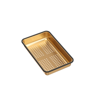 Wkładka ociekowa – stalowa, miedziany nano PVD (380 x 230 mm)
