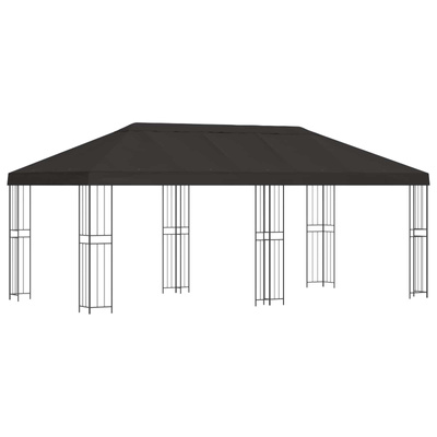 Altana z bokami 6 x 3 m antracytowy Poliester i Stal 190