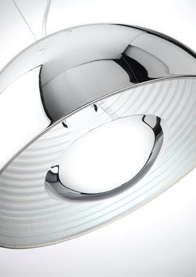 Lampa wisząca chrom metalowa 40cm Dorada 31-26378