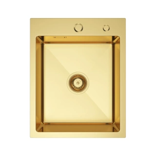 Zlewozmywak stalowy RUBEN gold