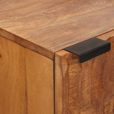 Highboard Wykończenie w kolorze brązowego akacji Drewno z mango