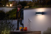 Kinkiet Hedgehog myGarden E27 antracytowy 1733793PN Philips