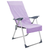 Ręczniki do Krzeseł na Zewnątrz 2 pcs Fioletowy 130 x 60 cm