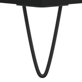 vidaXL Szafka pod TV, czarna, 160x35x55 cm, materiał drewnopochodny