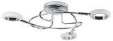 Lampa sufitowa plafon 3X4W LED chrom 3000K AURELION 98-65582