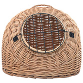vidaXL Transporter dla kota, 50x42x40 cm, naturalna wiklina