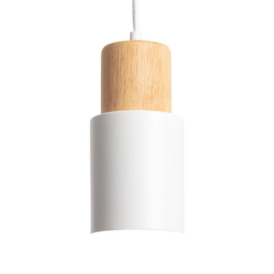 Lampa wisząca nowoczesna skandynawska E27 biała Abruzzo Vita