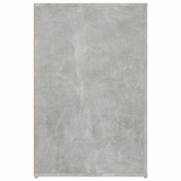 vidaXL Biurko, szarość betonu, 100x49x75 cm, materiał drewnopochodny