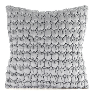 Poszewka Velvet srebrna 45x45
